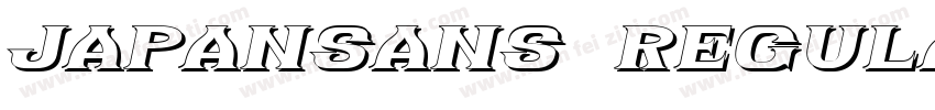 JapanSans90 Regular字体转换